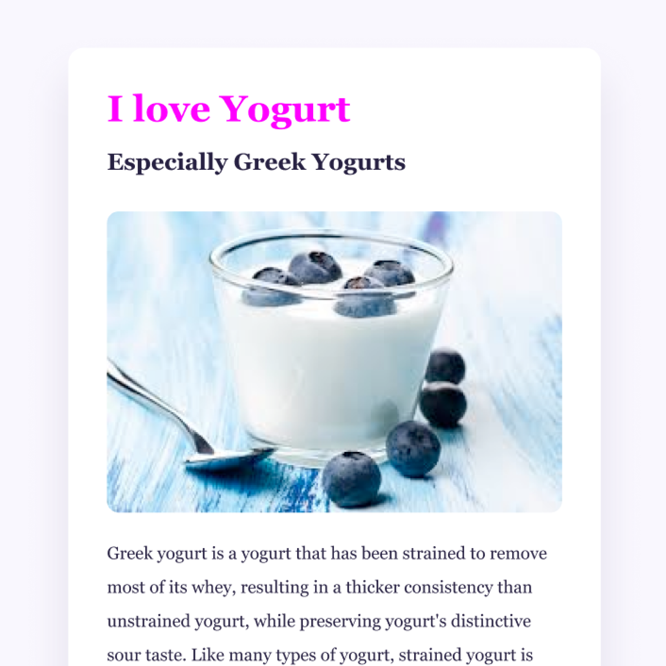 Yogurt-app